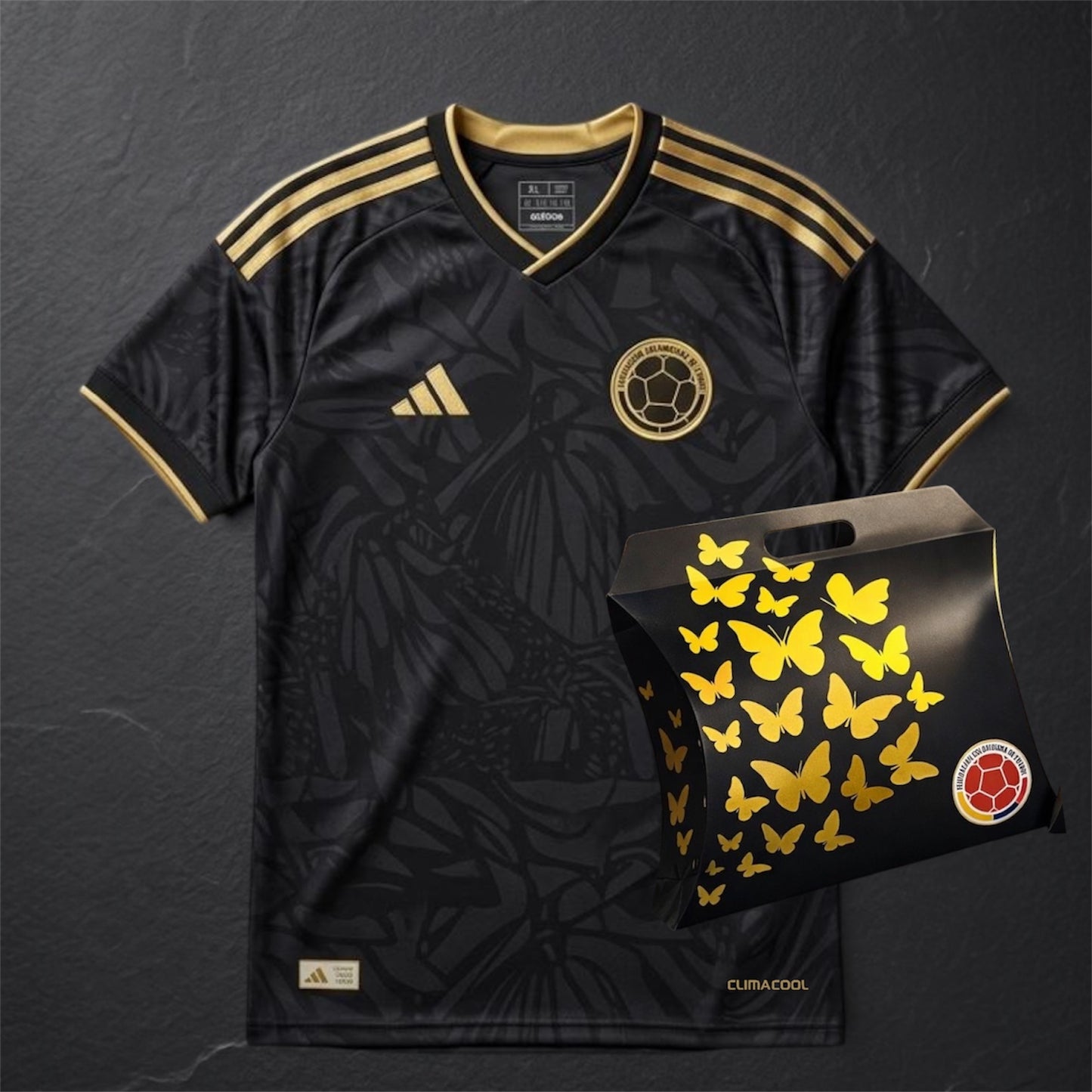 CAMISETA OFICIAL SELECCION COLOMBIA MUNDIAL 2026 - INCLUYE CAJA DE LUJO!