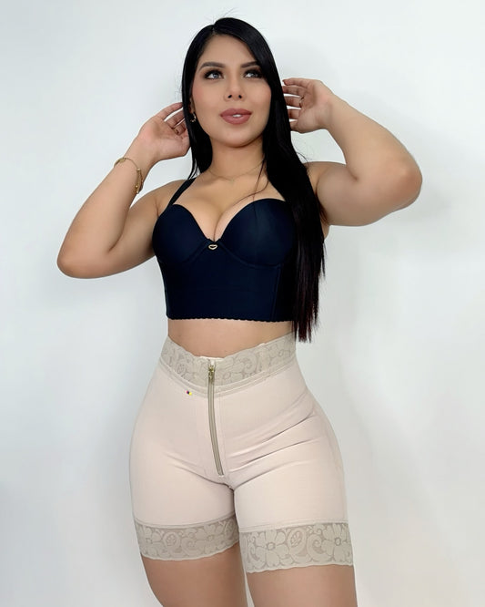 Short faja invisible con cremallera