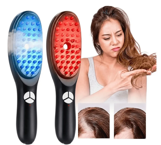 Cepillo De Luz Led 3 En 1 Terapeutica Anticaida