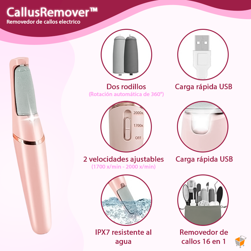 CallusRemover™ - Removedor de callos electrico