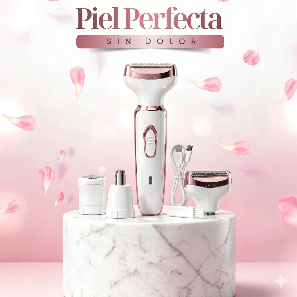 Depiladora Trimmer Recargable 4 En 1