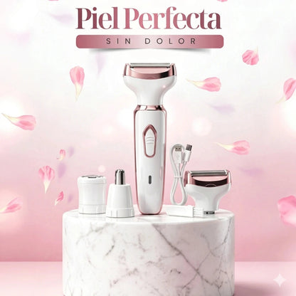 Depiladora Trimmer Recargable 4 En 1