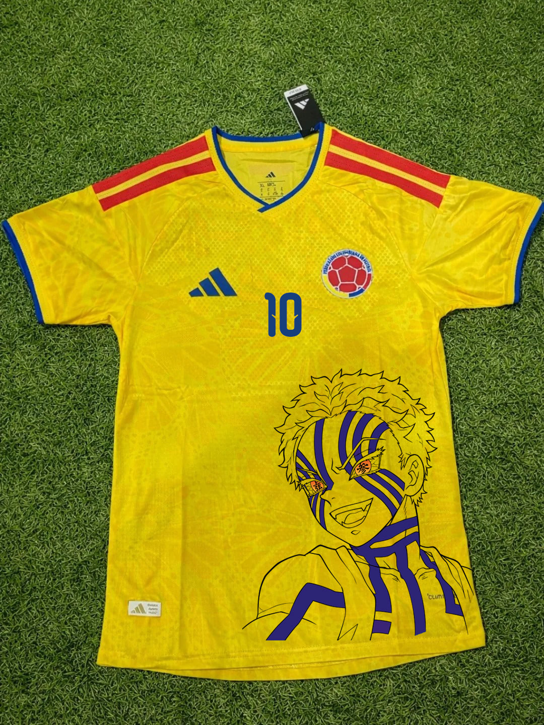 CAMISETA COLOMBIA MUNDIAL 2026 VERSION ANIME